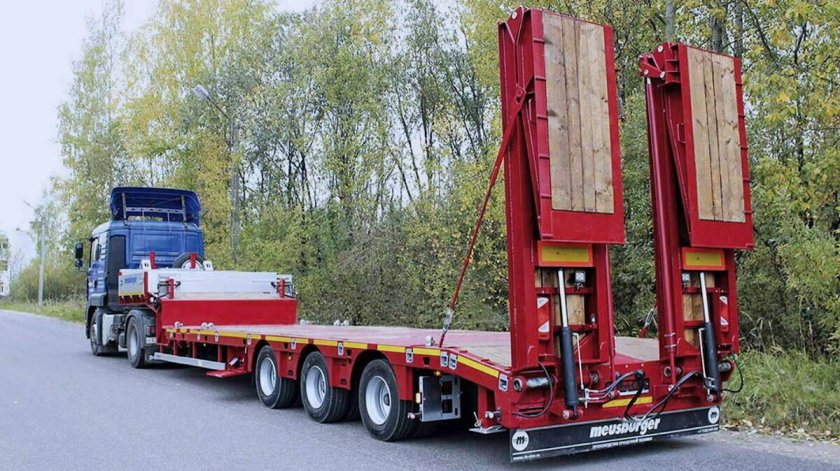 Трал низкорамник (50 тонн)