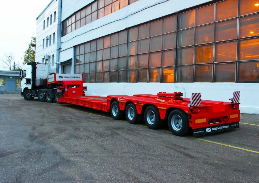 Тверьстроймаш низкорамные полуприцепы