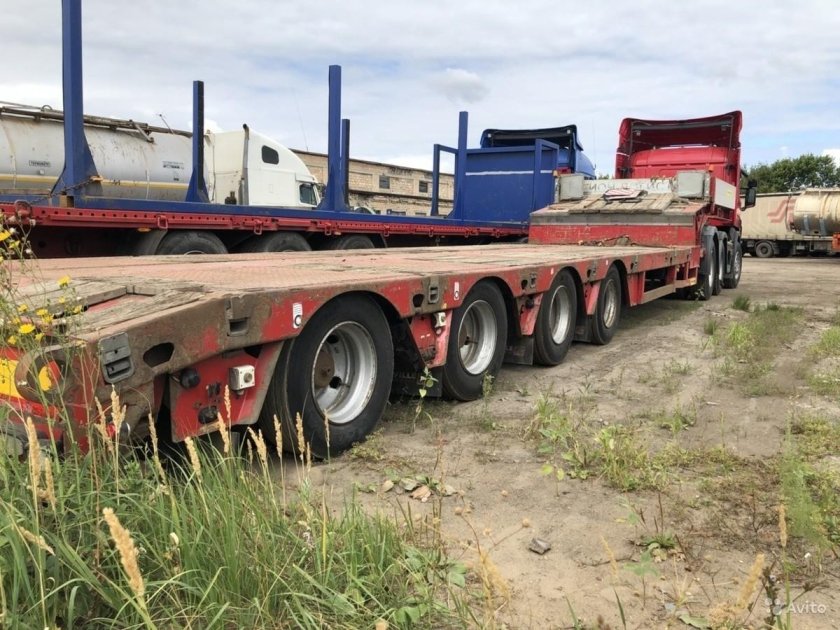 Низкорамный трал 40т КАМАЗ