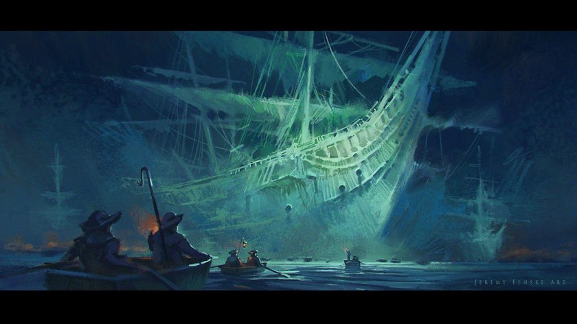 Корабль "Летучий голландец"