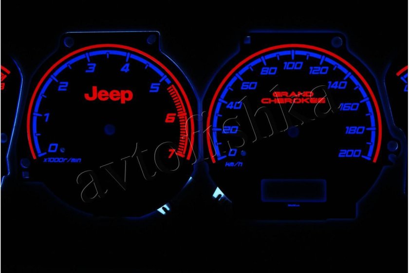 Приборная панель джип Гранд Чероки