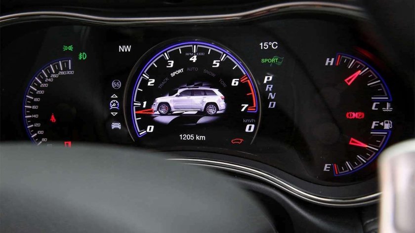 Приборная панель Гранд Чероки