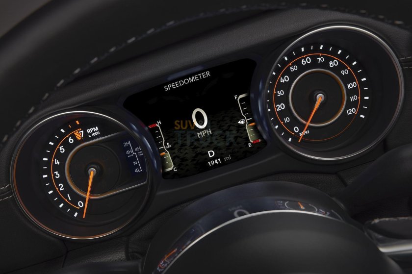 Jeep Renegade приборная панель