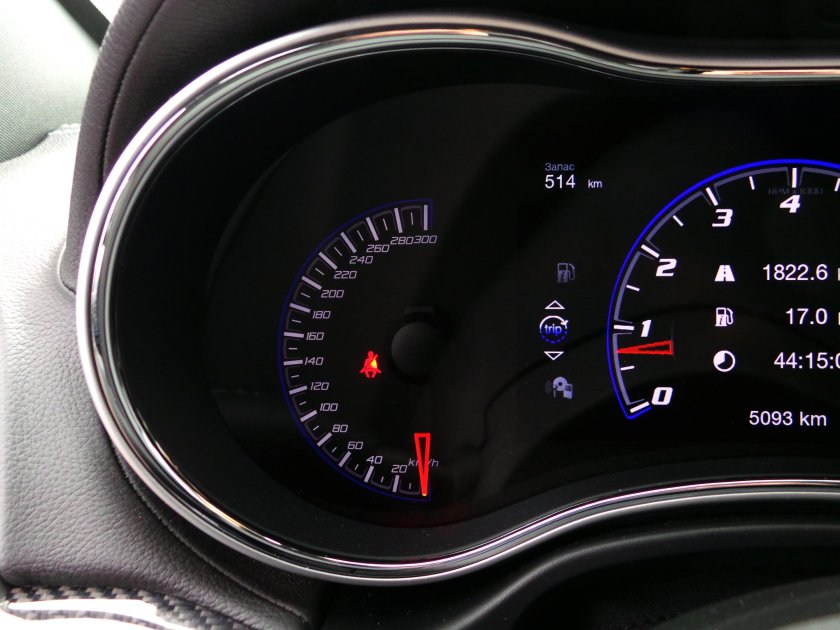 Jeep Grand Cherokee 2013 приборная панель