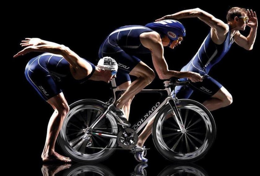 Плавание велосипед бег триатлон