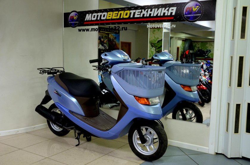 Хонда дио голубая