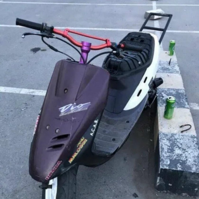 Honda Dio 35 стант