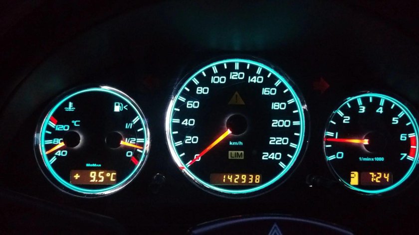 Mercedes-Benz m-class w163 приборная панель чек