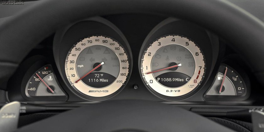 SL AMG приборная панель