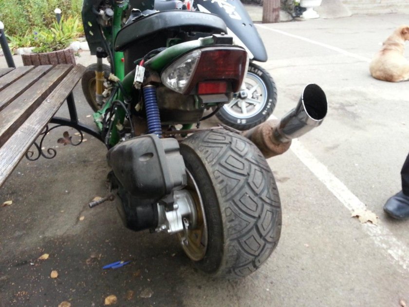 Honda Dio с мотором 150