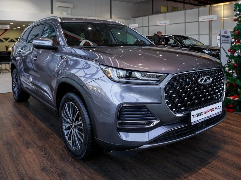 Chery Tiggo 8 Pro Max серый
