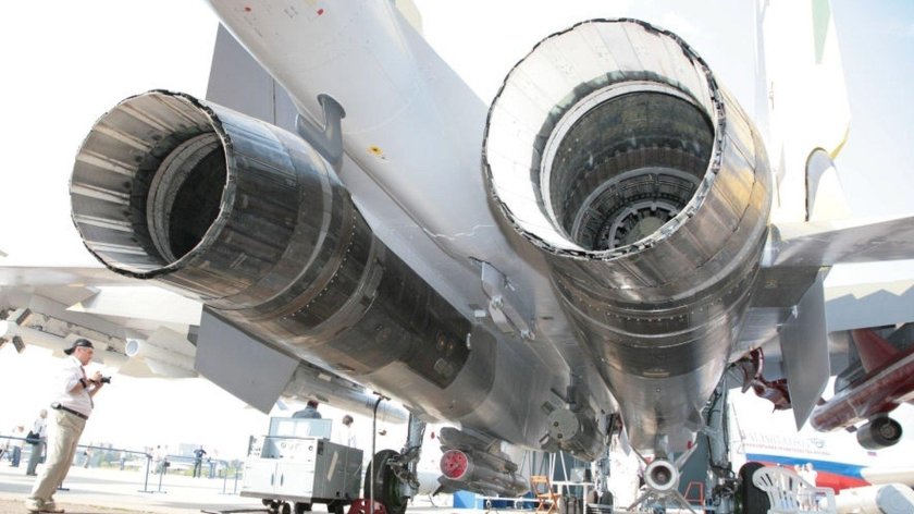 Управляемый вектор тяги Су 35