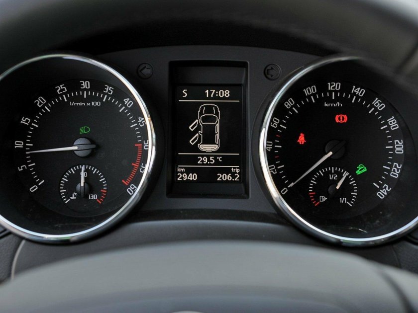 Панель приборов Шкода Йети 1.2