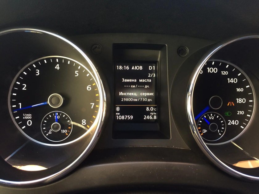 Приборная панель Skoda Yeti