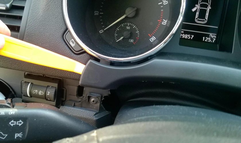 Панель приборов Шкода Йети 1.2