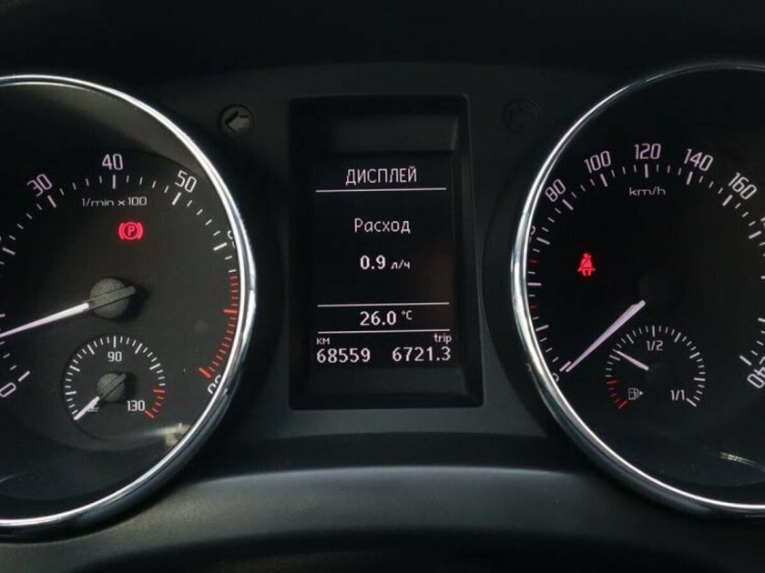 Прибор температуры на шкоде Йети