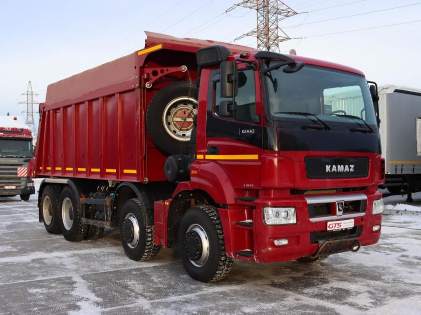 КАМАЗ самосвал объем кузова м3