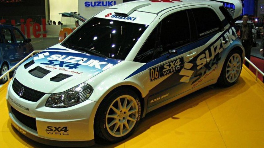 Suzuki sx4 раллийная