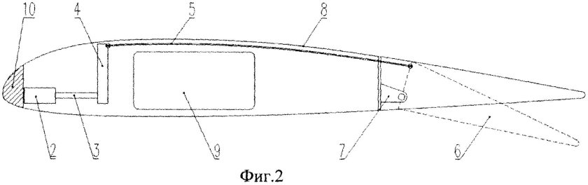 Чертеж лопасти несущего винта вертолета ми-8