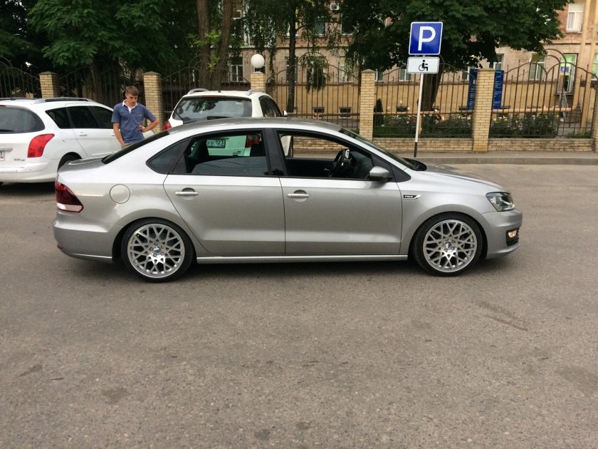 Polo sedan BBS r16