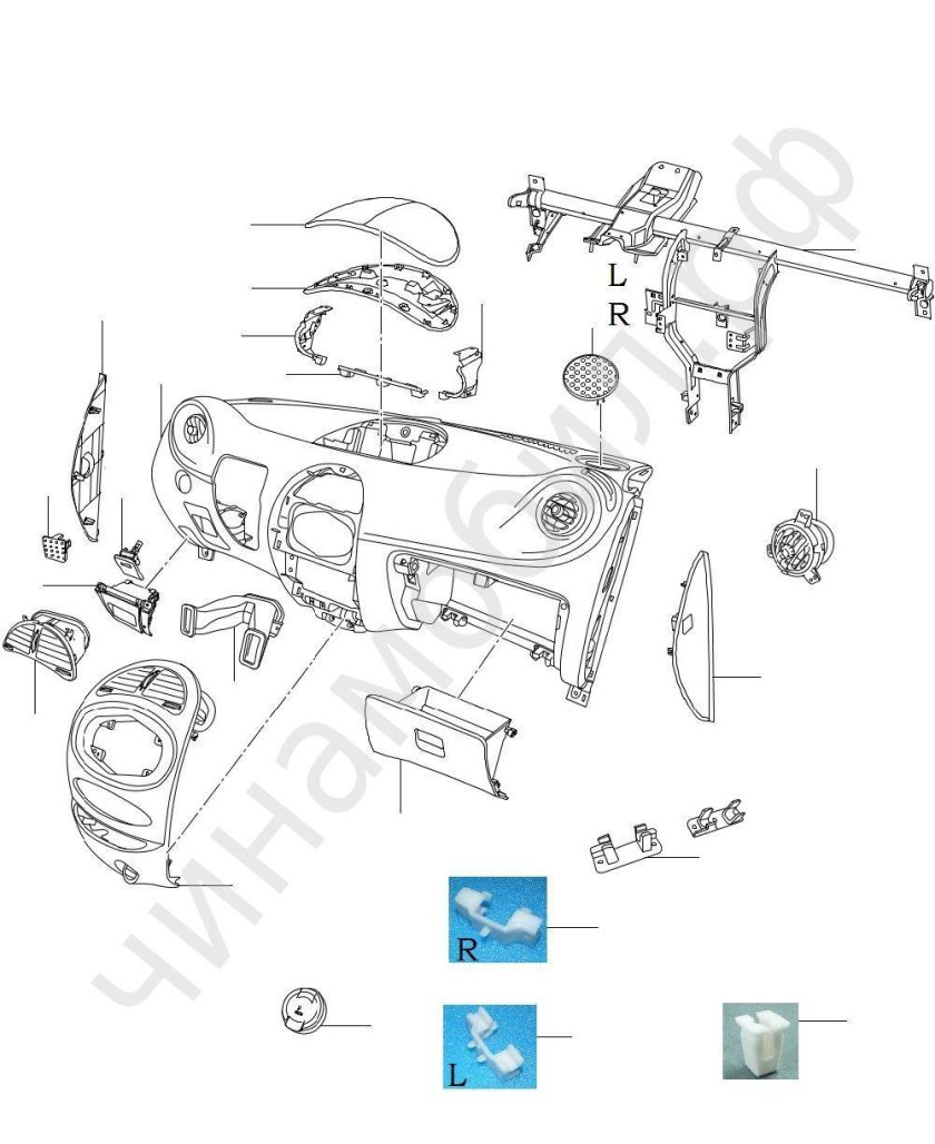 Чери Индис приборная панель