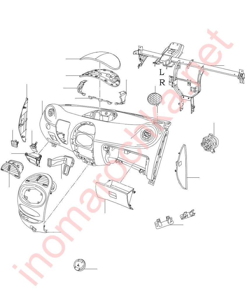 Воздуховод Центральный чери Индис