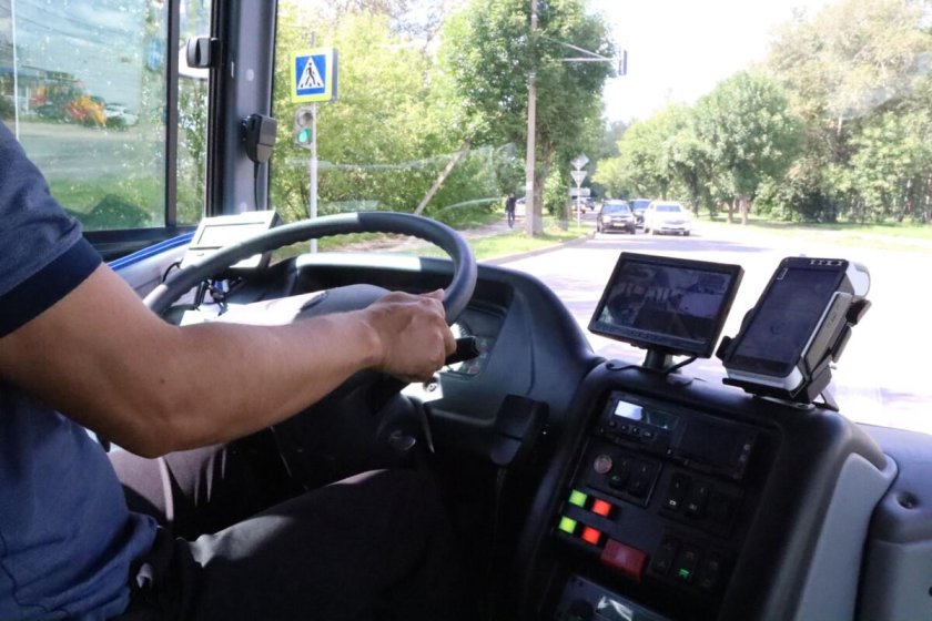 Автобус внутри