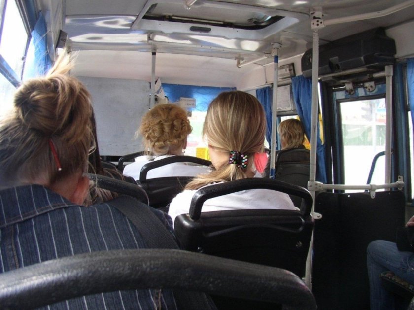 Салон маршрутки