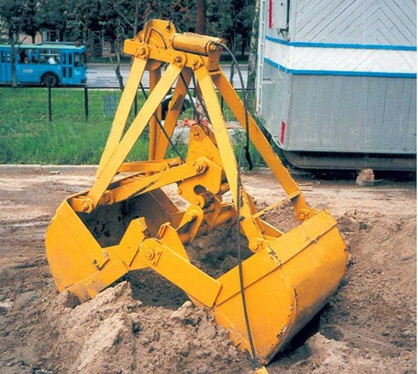 Грейфер одноканатный двухчелюстной