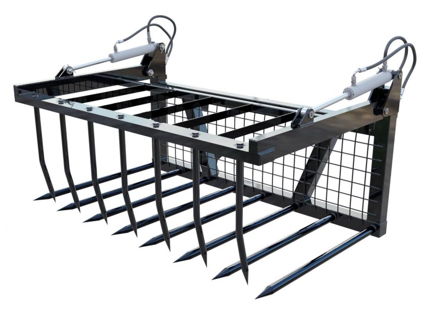 Вилы сельскохозяйственные универсальные с пиками с прижимом