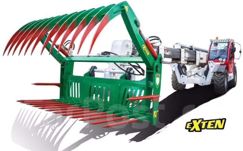 Захват для сена на фронтальный погрузчик