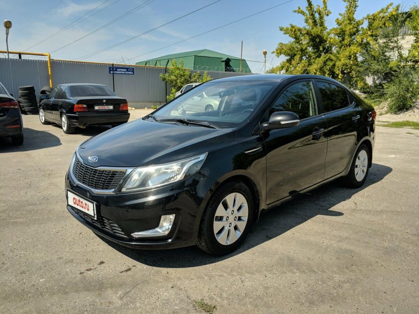 Киа Рио 2012 черная