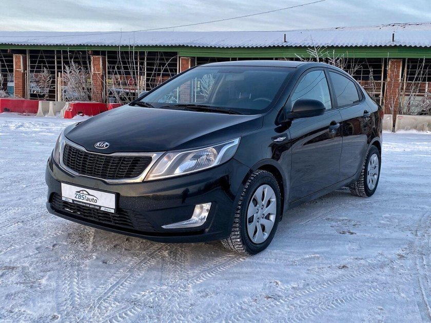 Киа Рио 2013 черный