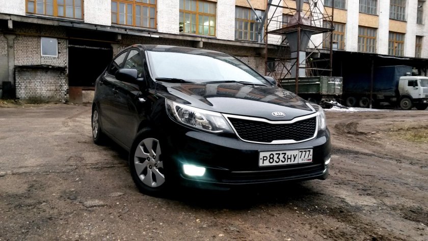 Киа Рио 3 черная