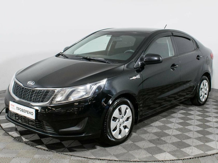 Kia Rio 2015 черная