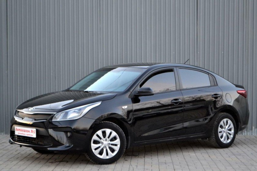 Киа Рио 2017 черная