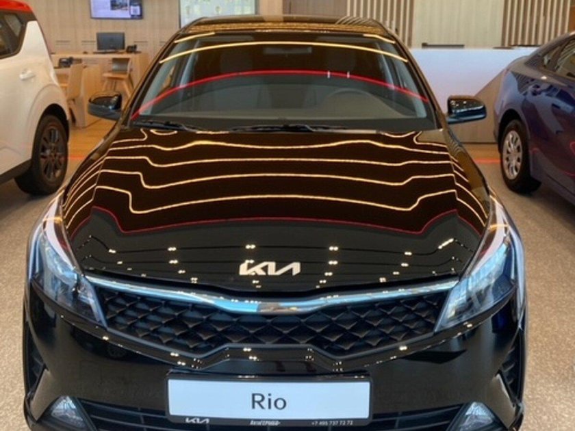 Kia Rio 2022 черная