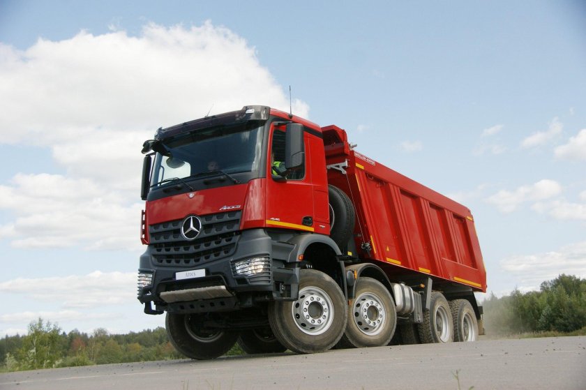 Мерседес Арокс 8х4 самосвал