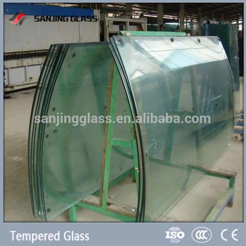 Изготовим гнутое стекло