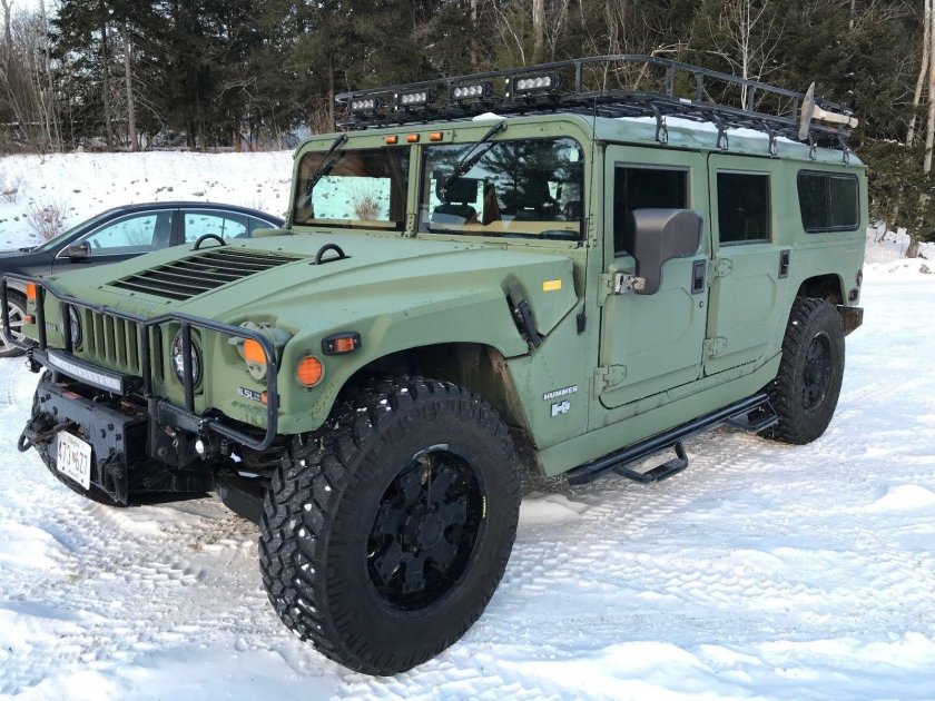 Hummer h1 зеленый