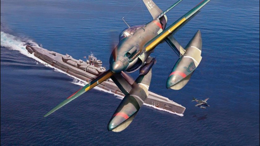 Aichi m6a1 Seiran, японский гидросамолёт