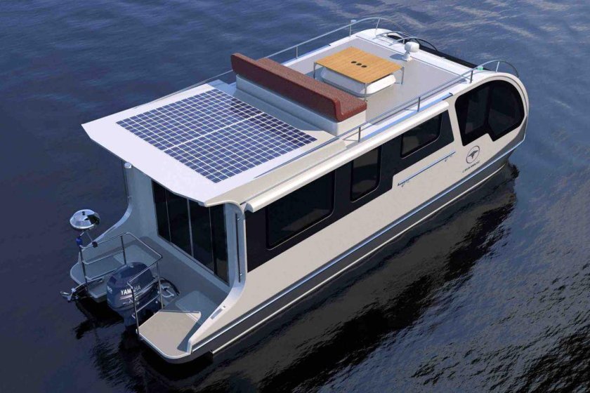 Хаусбот катамаран