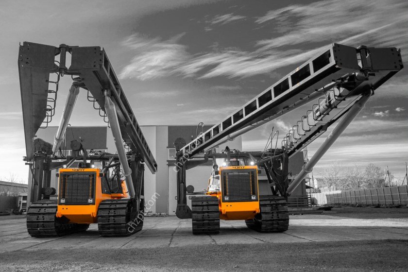 Копры гусеничные для свай длиной до 12 м