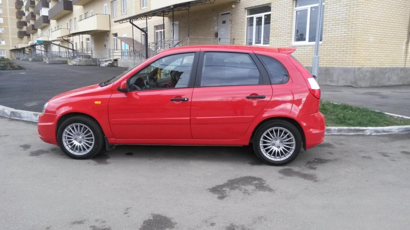 Калина 1 на 17 дисках