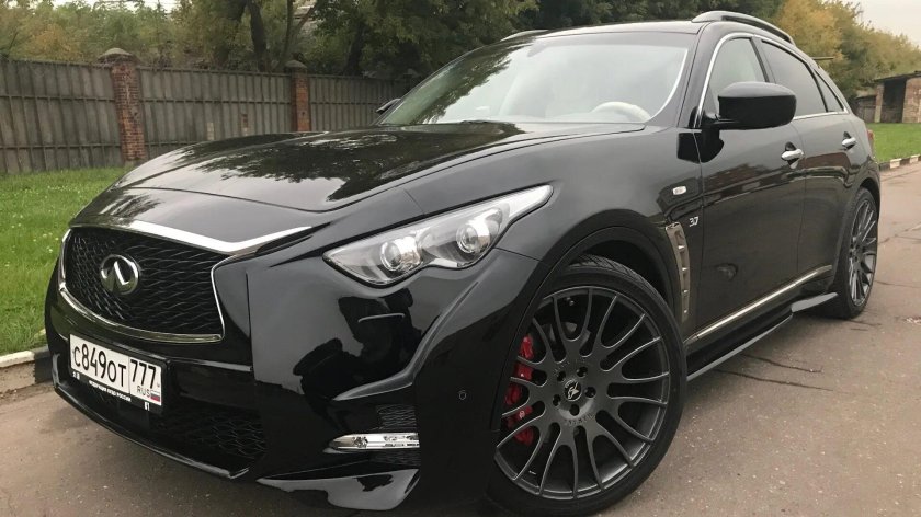 Infiniti qx70 черный