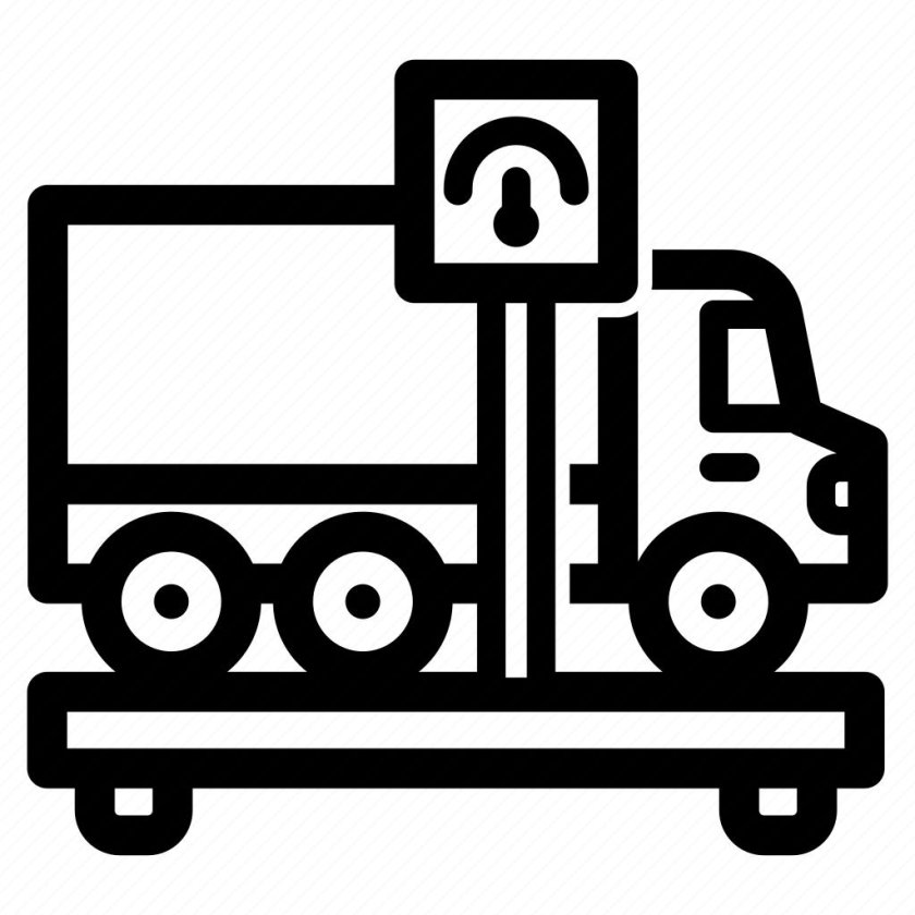 Автомобильные весы пиктограмма