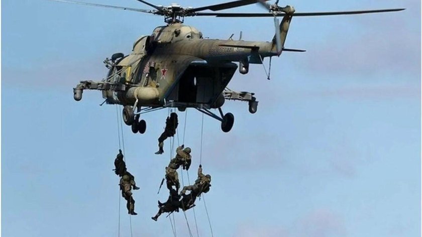 Десантирование с вертолета ми-8