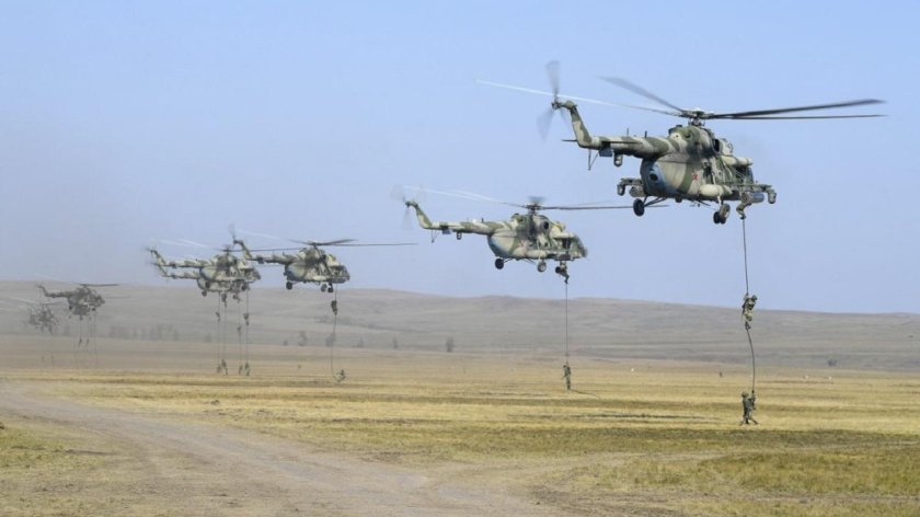 Десантирование с вертолета ми-8