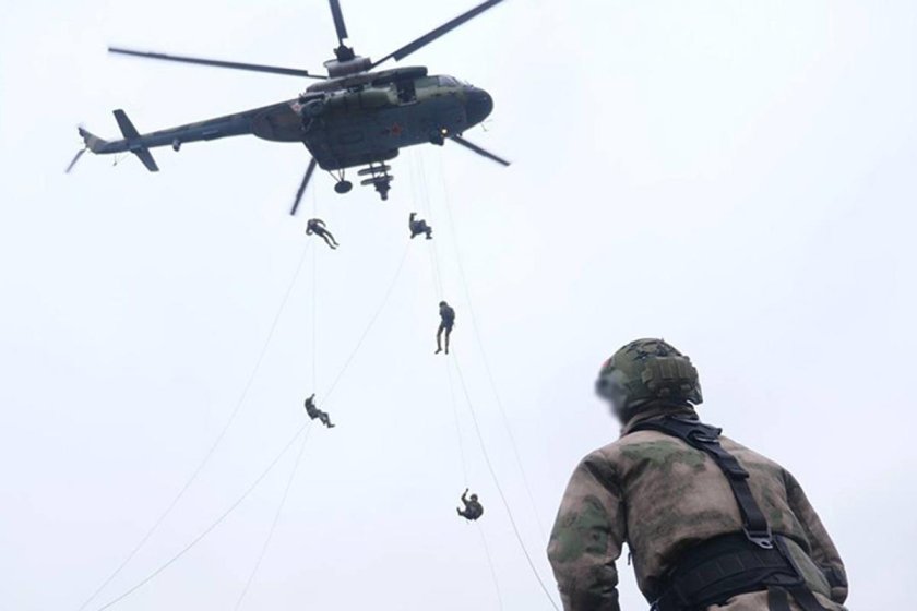 Беспарашютное десантирование с вертолета