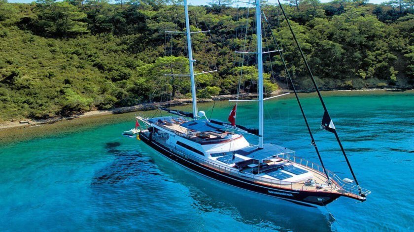 Яхта гюлет Гулета турецкая